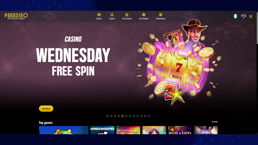 parasino free spin bonus