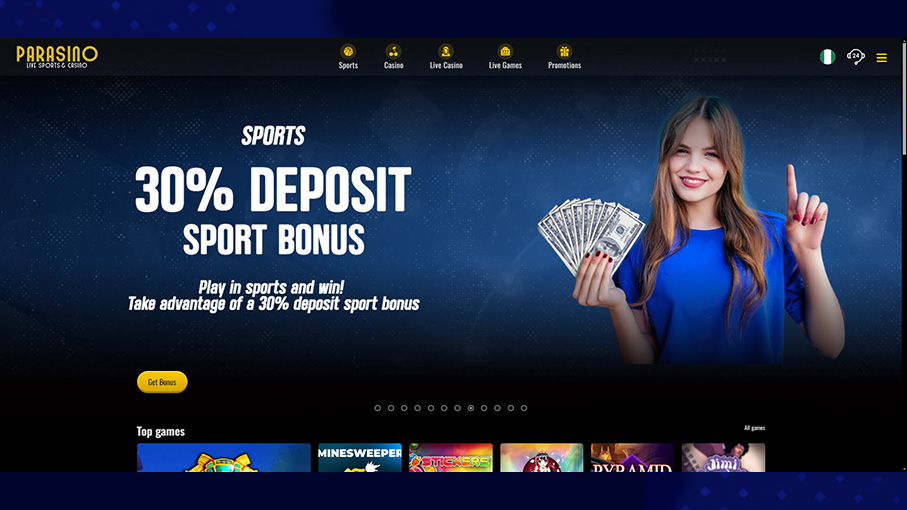 parasino sport deposit bonus